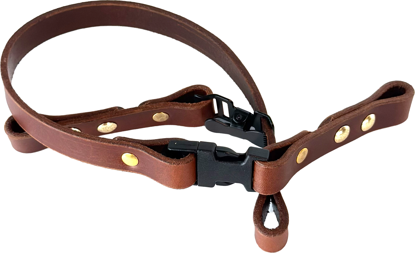Ready-to-Ship Quick-Release Leather Chin Strap