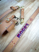 Leather Radio Strap Combo (Hand-Painted)