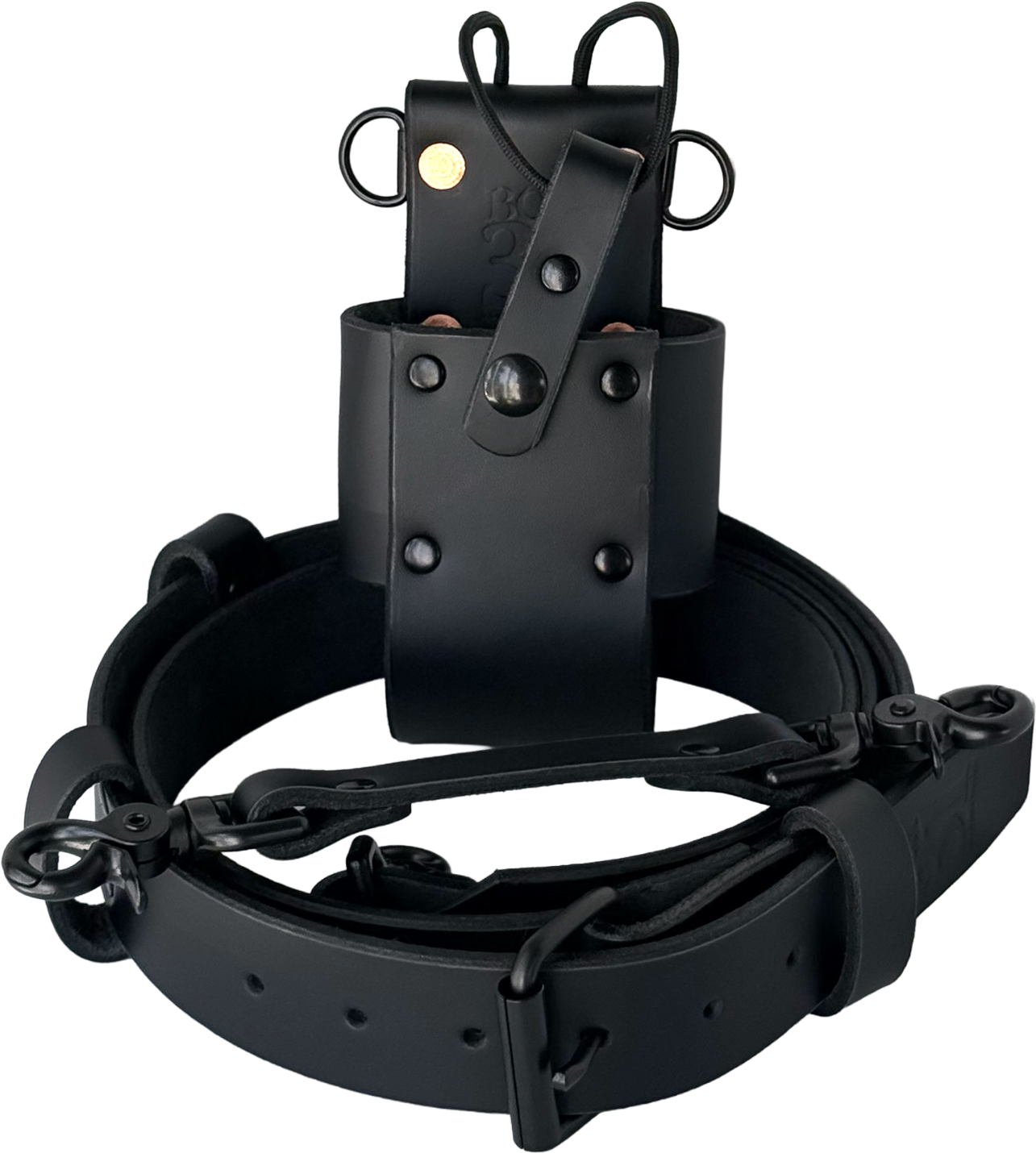 Ready-to-Ship Leather Radio Strap