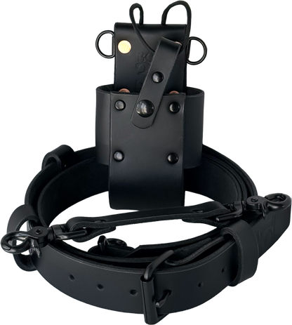 Ready-to-Ship Leather Radio Strap
