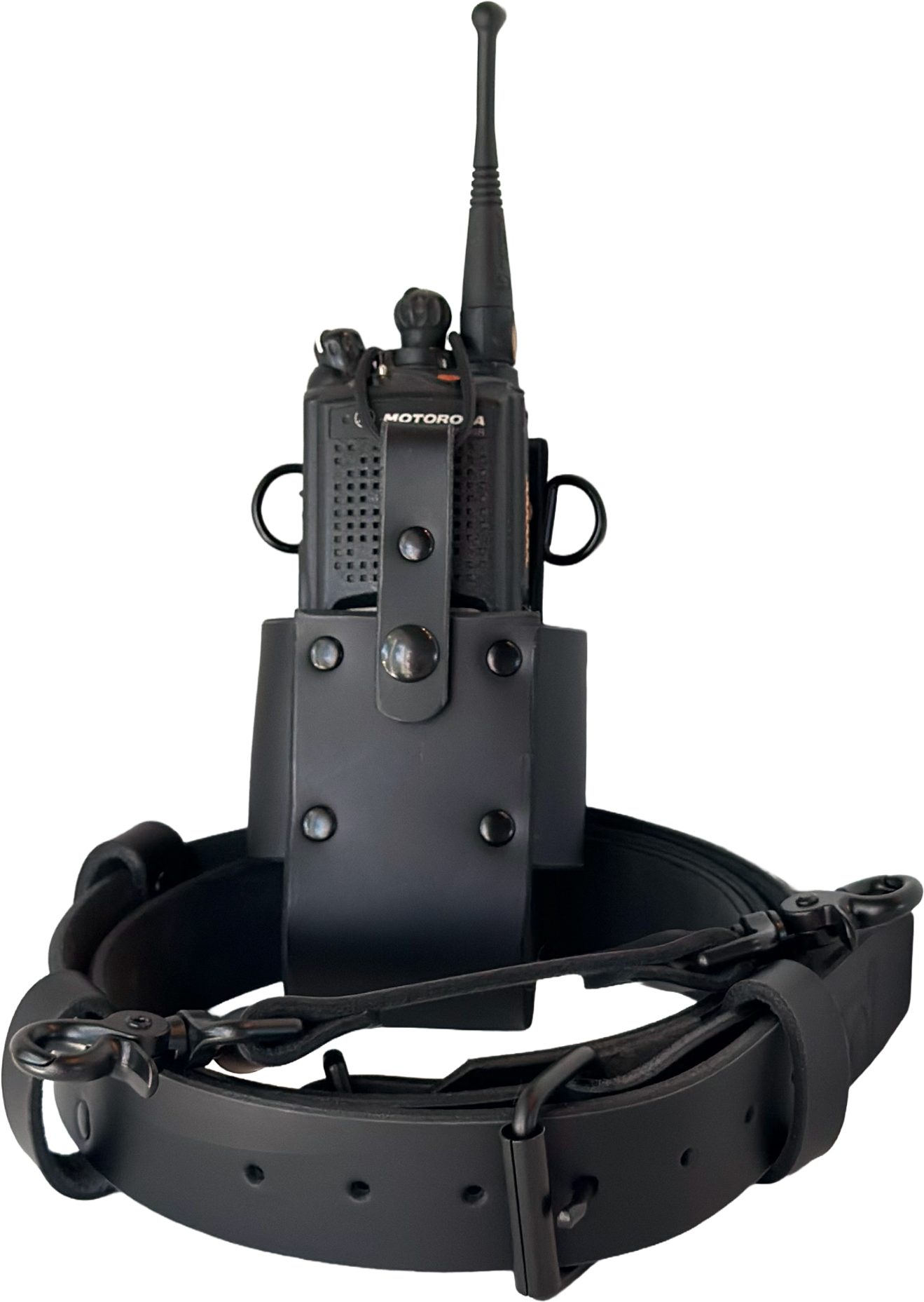 Ready-to-Ship Leather Radio Strap