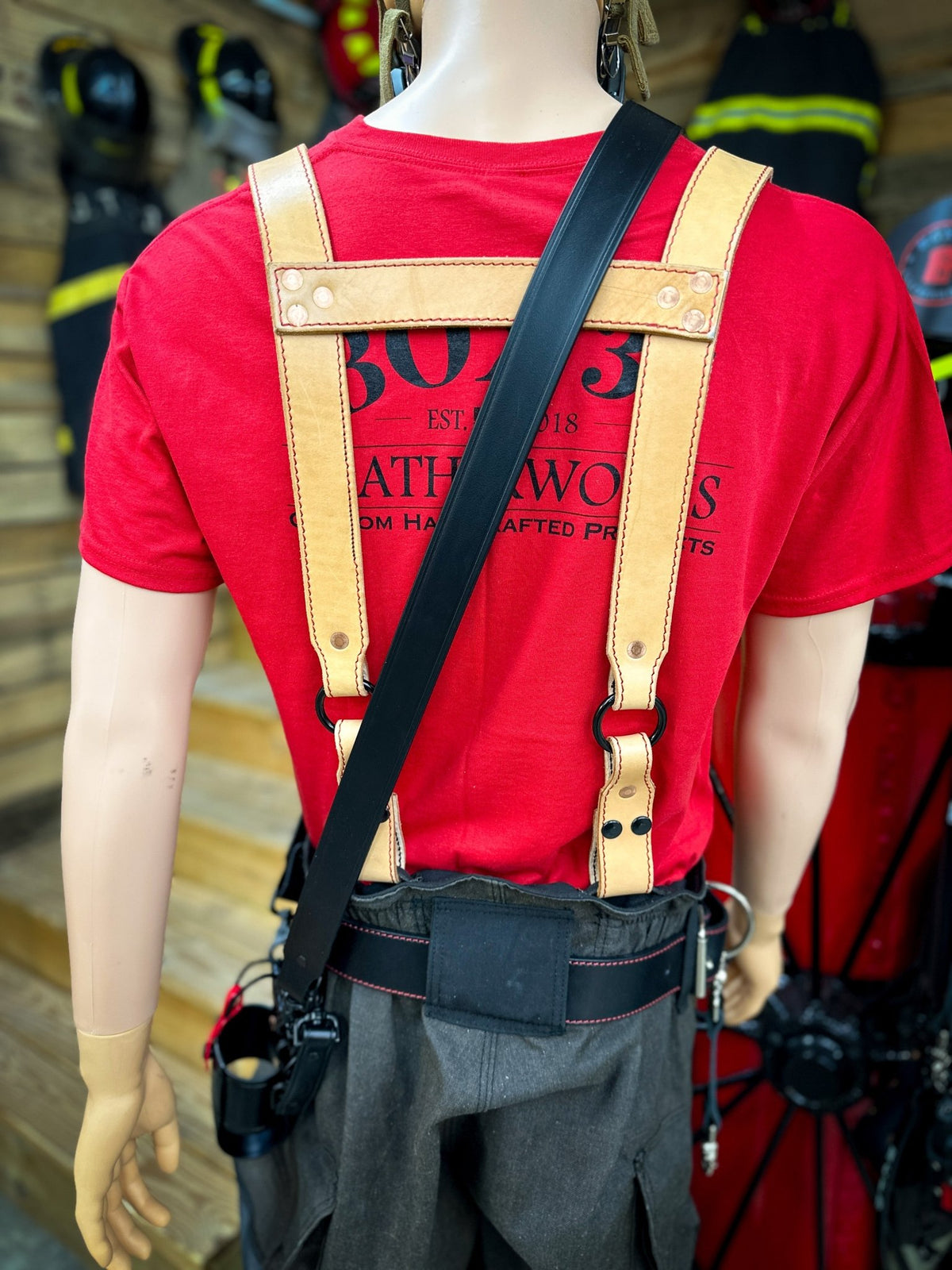 Biothane Camera Strap Firefighter Biothane Radio Strap – Box 31 Leatherworks