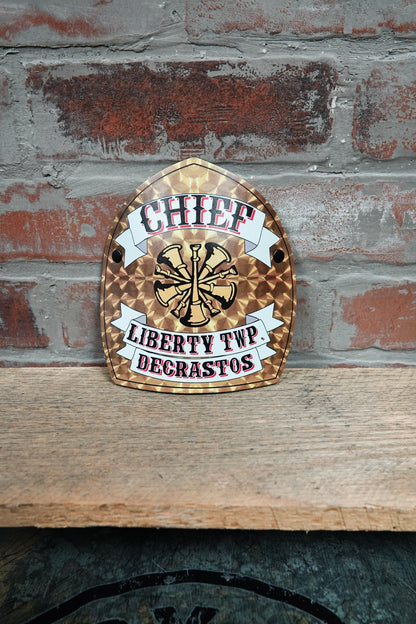 Boston - Style Leather Helmet Front – Fully Custom Design - Box 31 Leatherworks