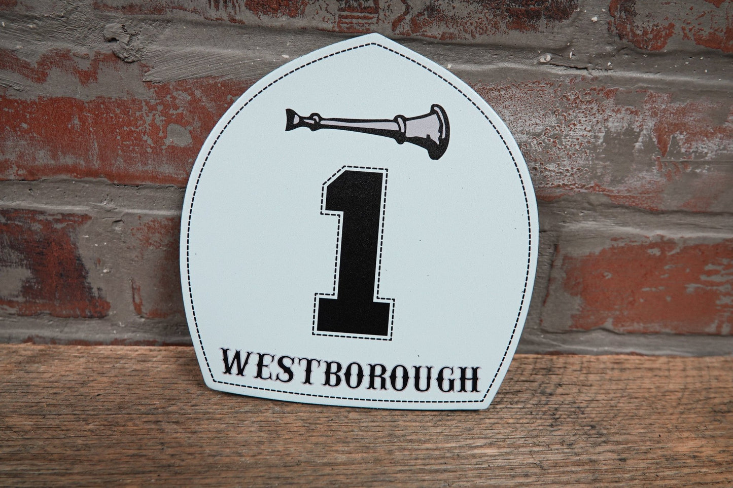 Boston - Style Leather Helmet Front – Fully Custom Design - Box 31 Leatherworks