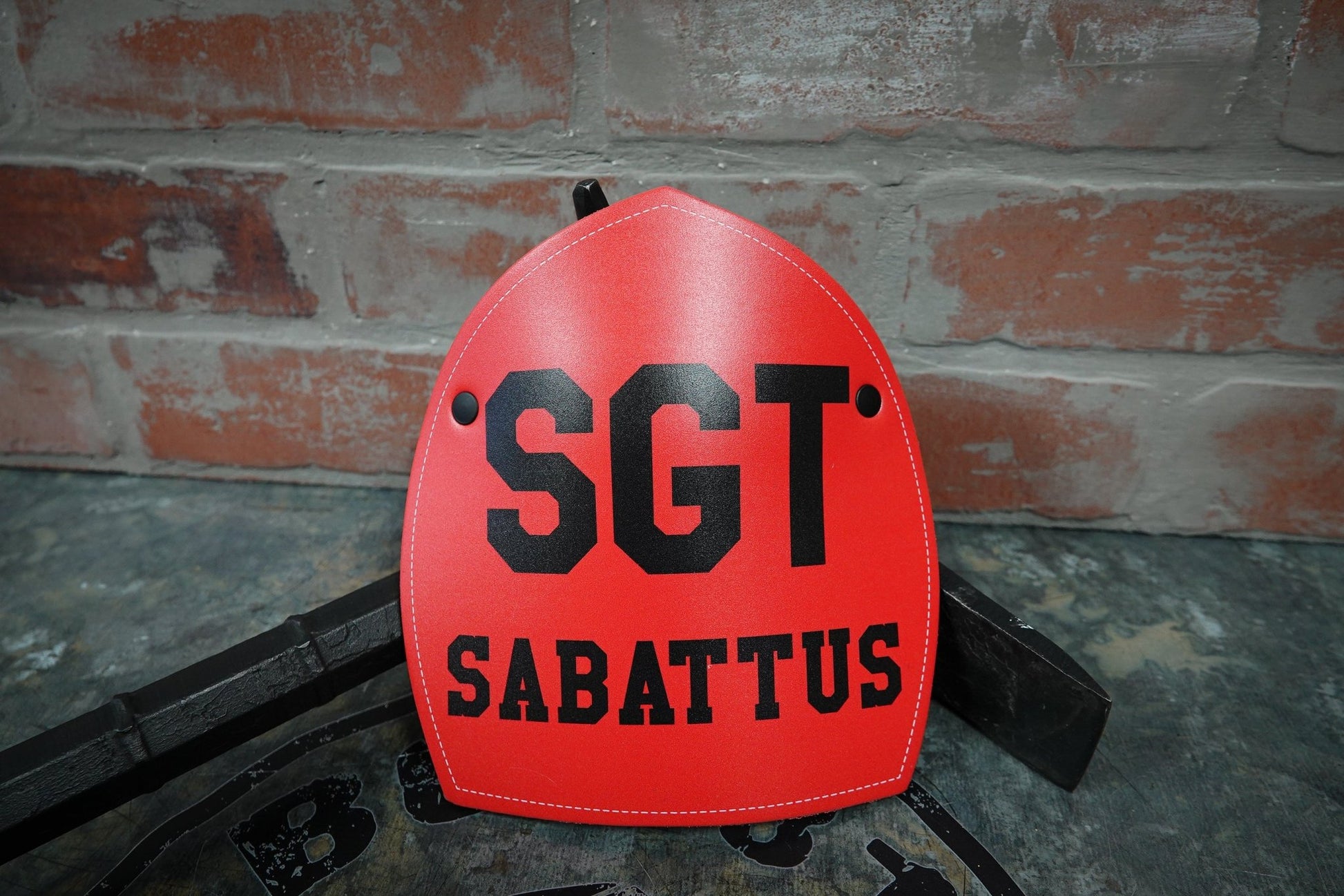 Boston - Style Leather Helmet Front – Fully Custom Design - Box 31 Leatherworks