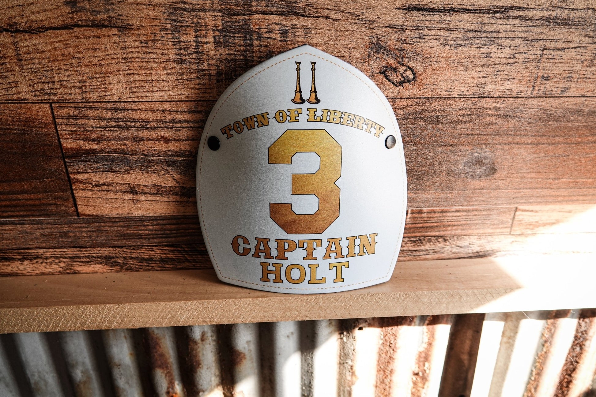 Boston - Style Leather Helmet Front – Fully Custom Design - Box 31 Leatherworks