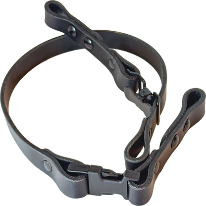 Ready-to-Ship Quick-Release Leather Chin Strap