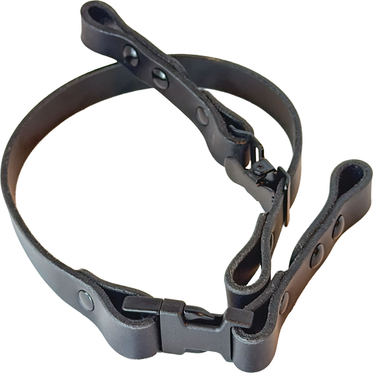Ready-to-Ship Quick-Release Leather Chin Strap