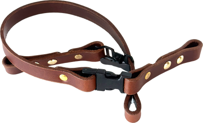 Ready-to-Ship Quick-Release Leather Chin Strap