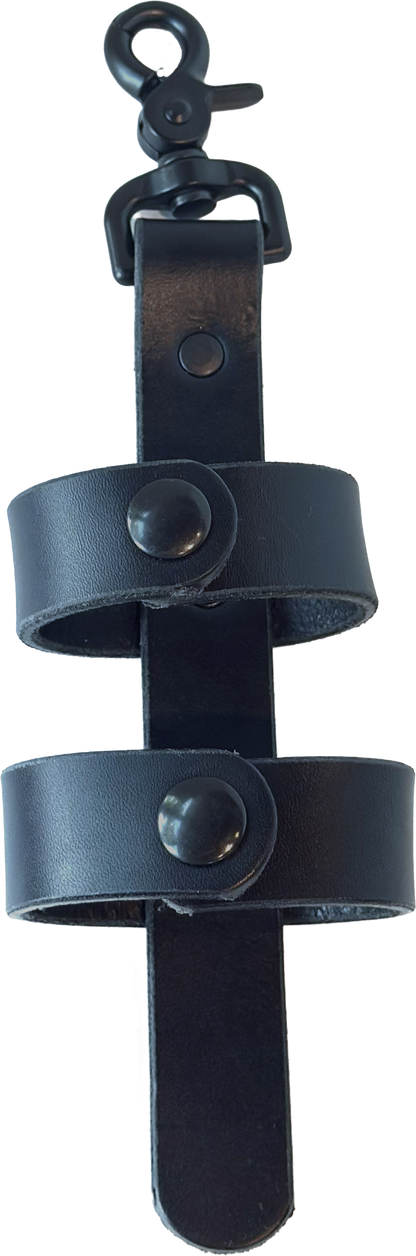 Ready-to-Ship Inverted Leather Flashlight Holder