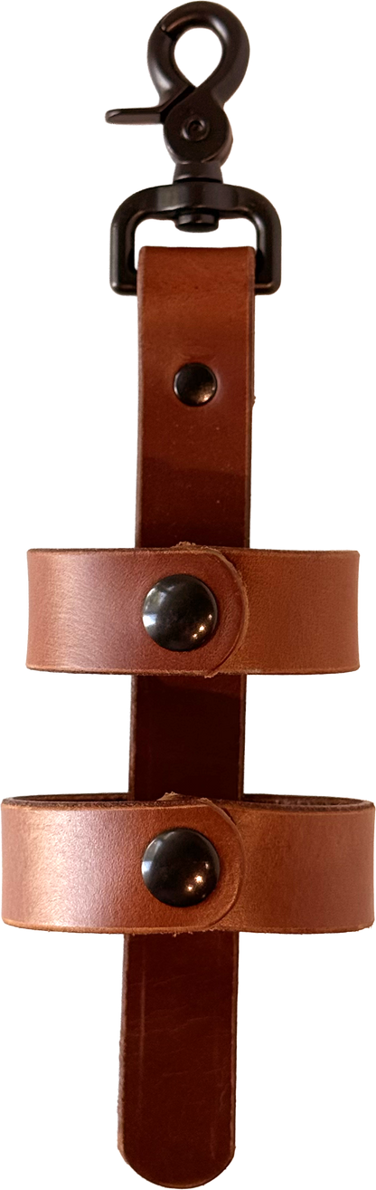 Ready-to-Ship Inverted Leather Flashlight Holder