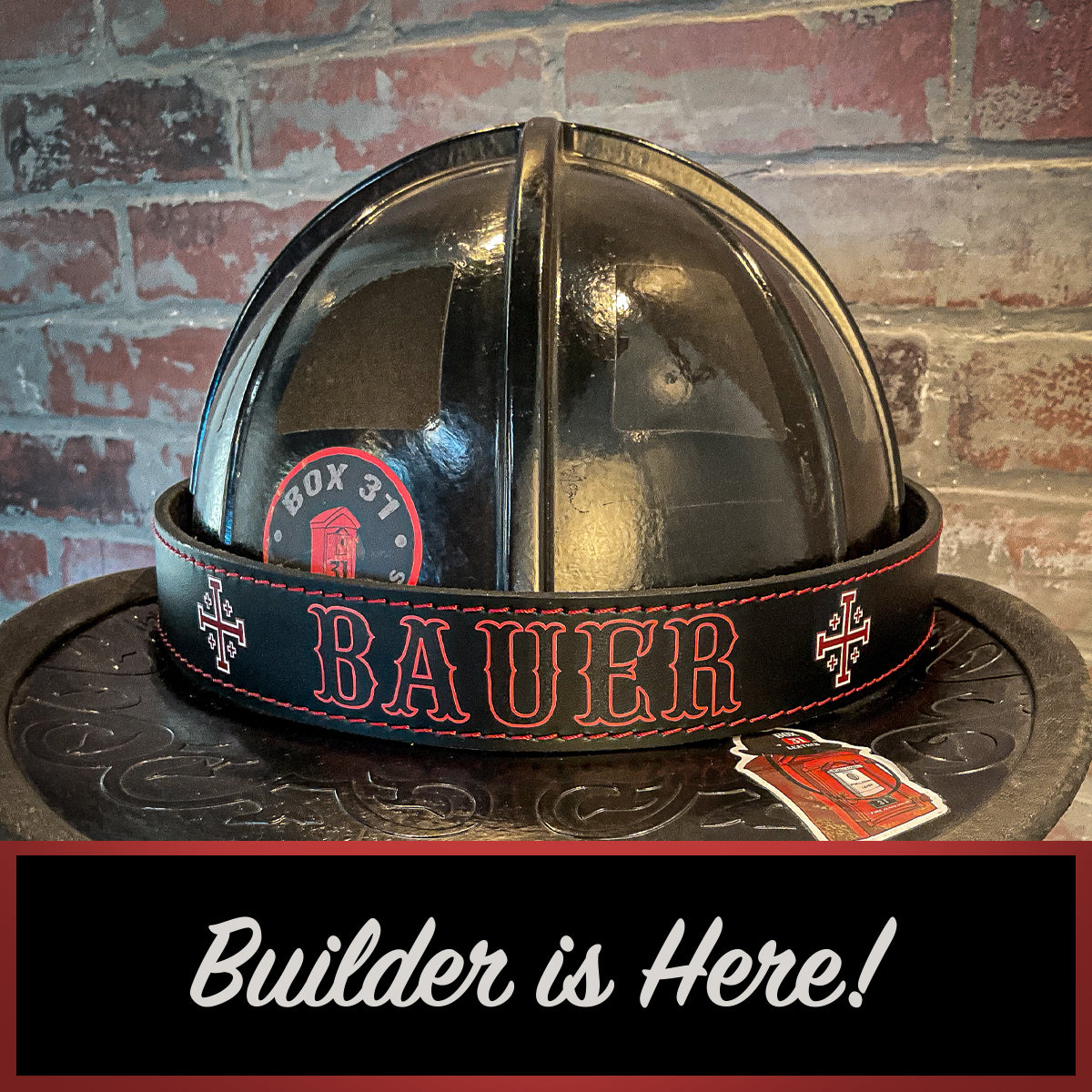 Firefighter Hi-Def Leather Helmet Bands