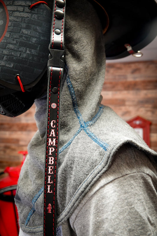 Chin Strap - Personalized Hi - Def - Box 31 Leatherworks