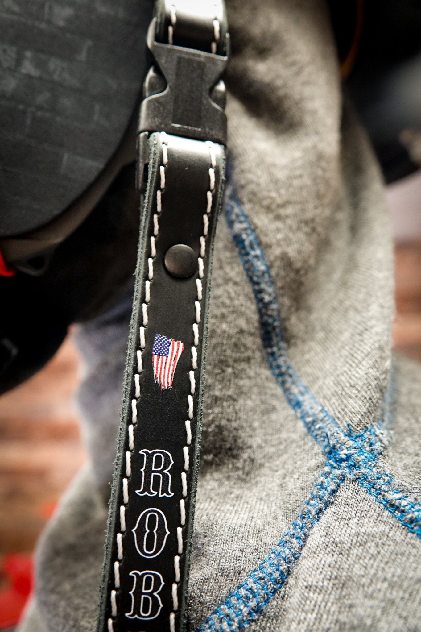 Chin Strap - Personalized Hi - Def - Box 31 Leatherworks