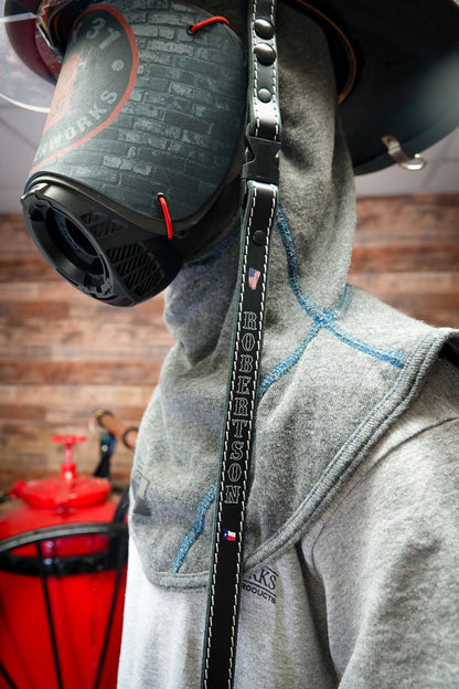 Chin Strap - Personalized Hi - Def - Box 31 Leatherworks