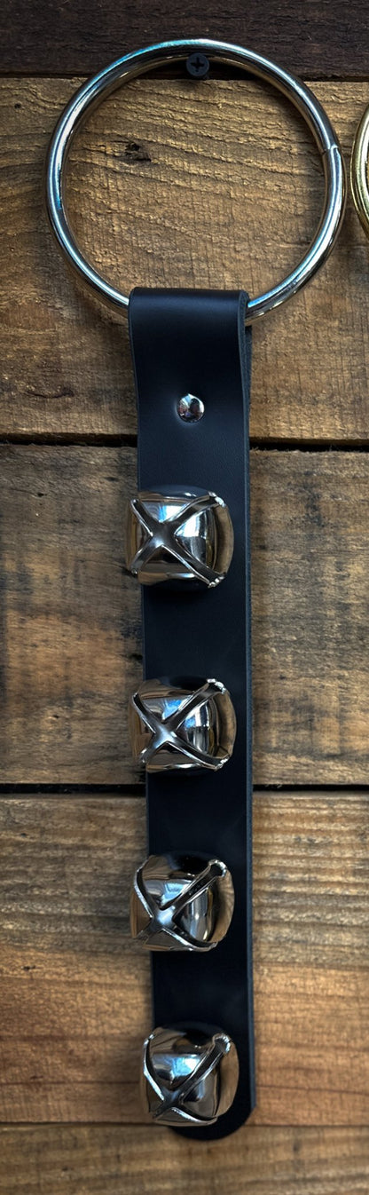 Christmas Sleigh Bells Door Hangers - Box 31 Leatherworks