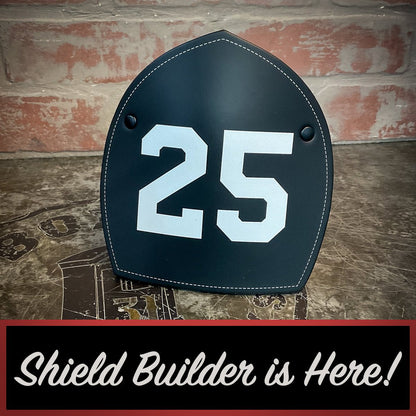 Firefighter Boston Style Leather Helmet Front – Number - Only Edition - Box 31 Leatherworks