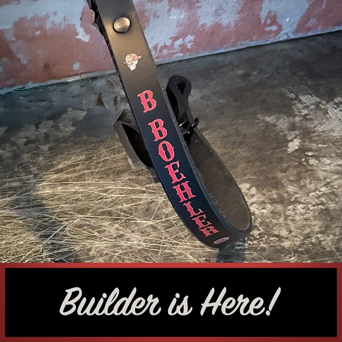 Firefighter Leather Chin Strap – Personalized Hi-Def - Box 31 Leatherworks