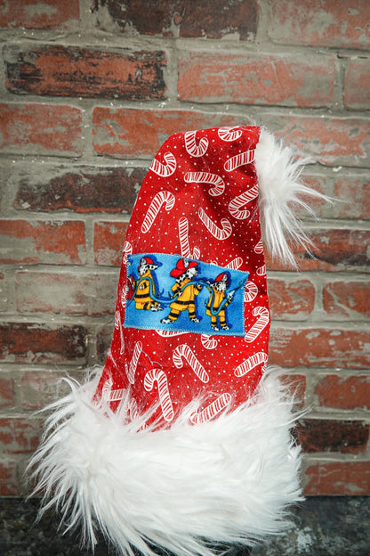 Firefighter Themed Santa Hats - Box 31 Leatherworks