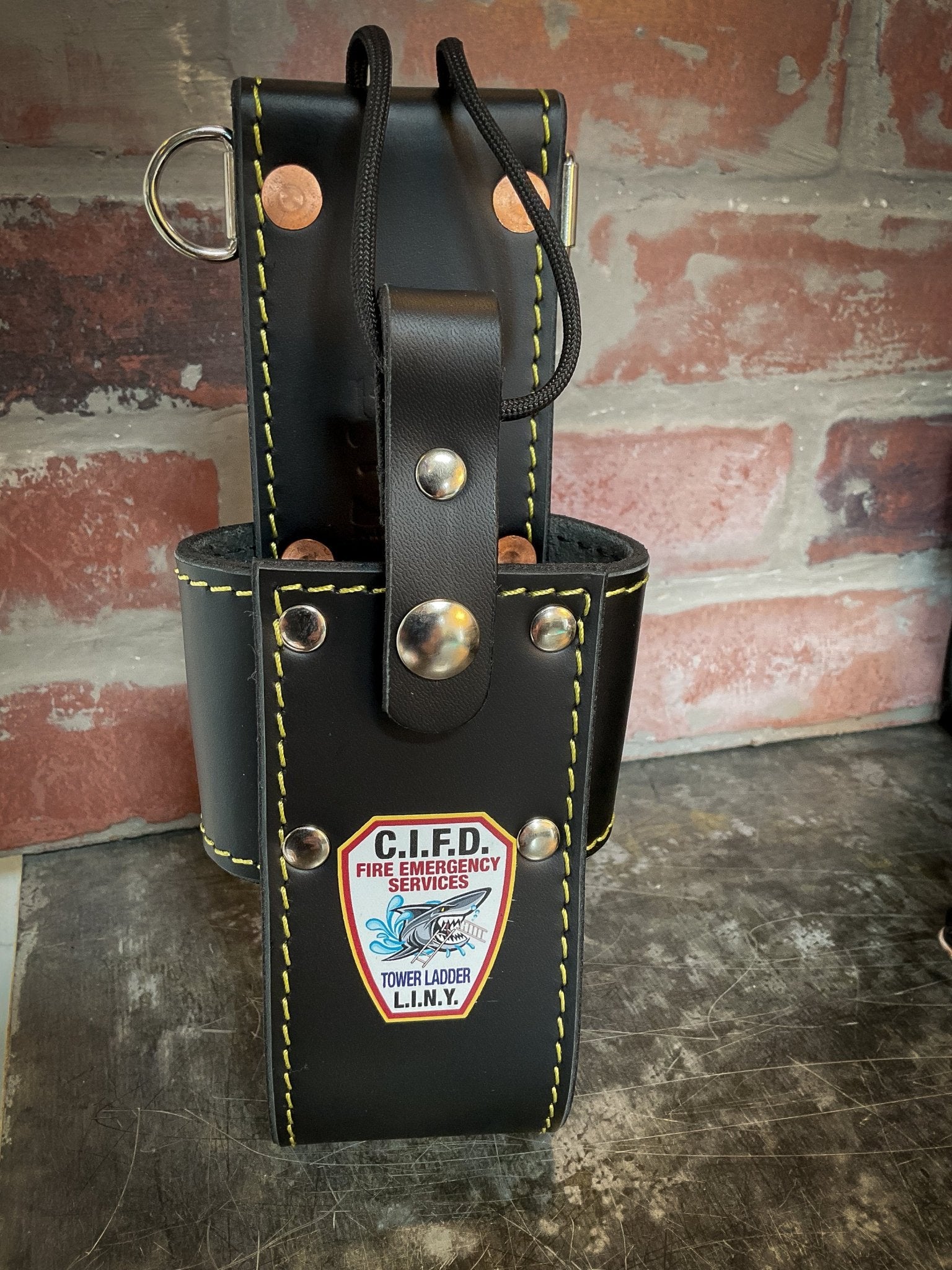 Firefighter Universal Radio Bucket - Box 31 Leatherworks