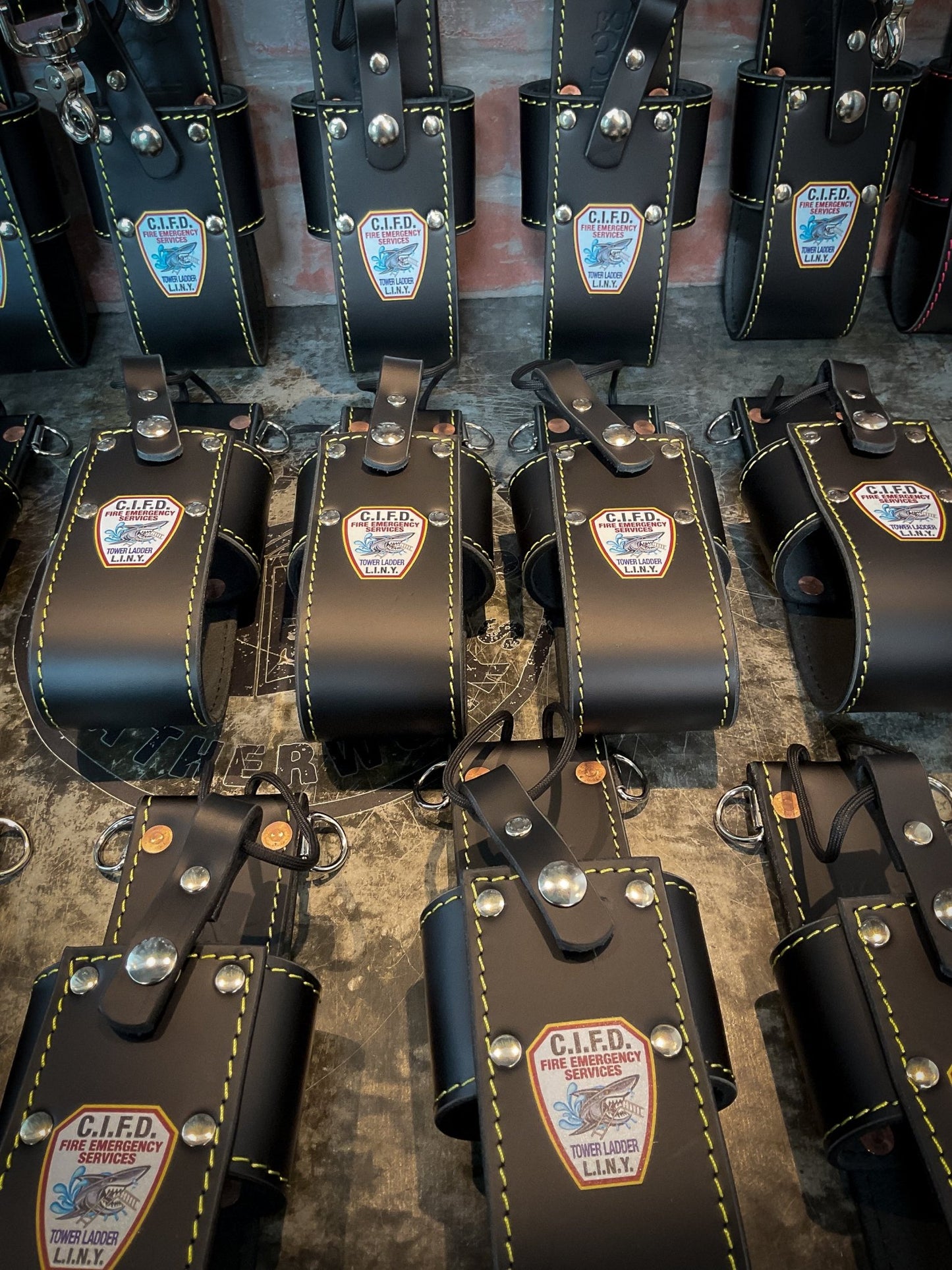 Firefighter Universal Radio Bucket - Box 31 Leatherworks