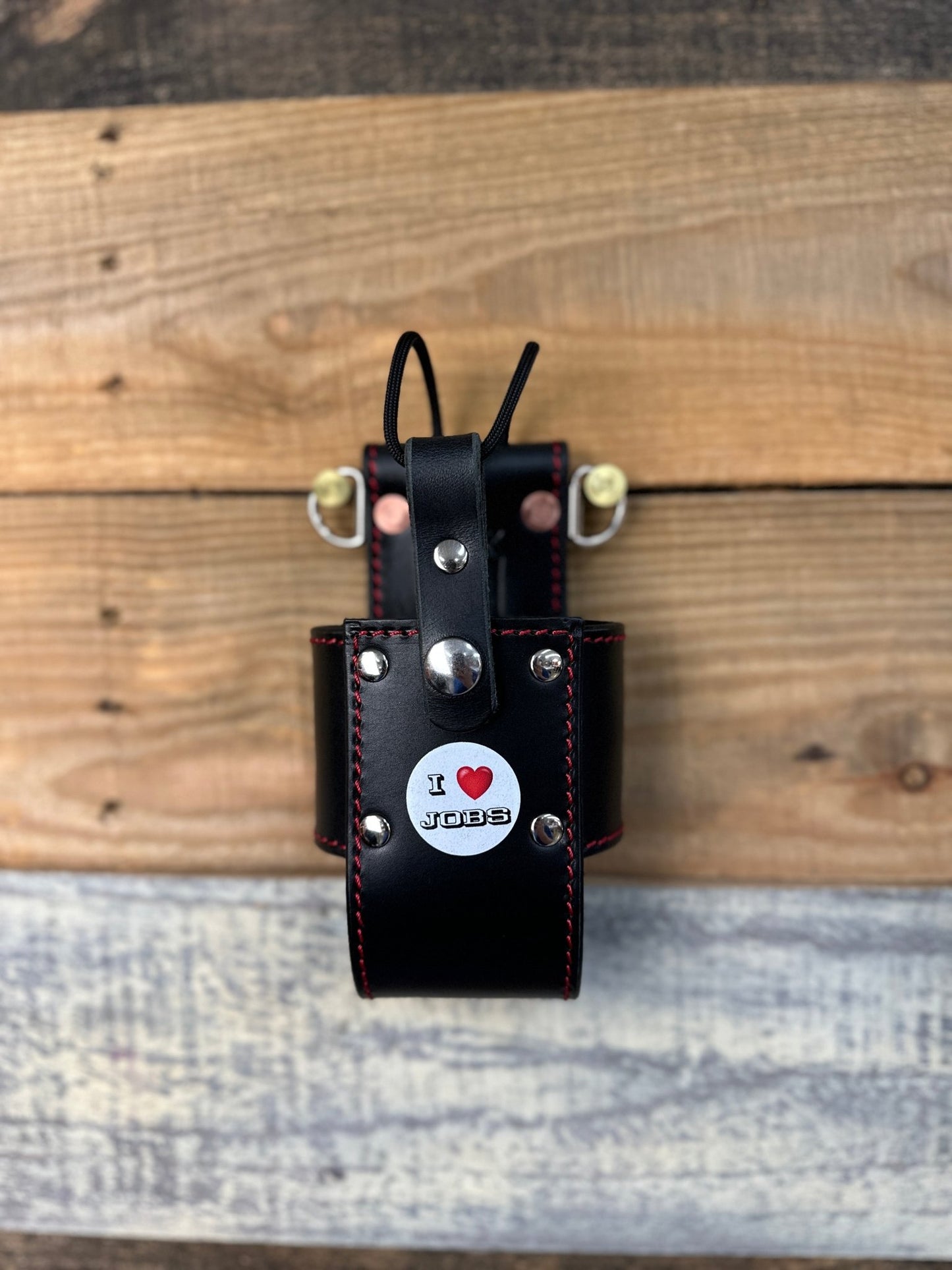 Hi - Def Leather Radio Strap Combo — Custom Fire Service Leather - Box 31 Leatherworks