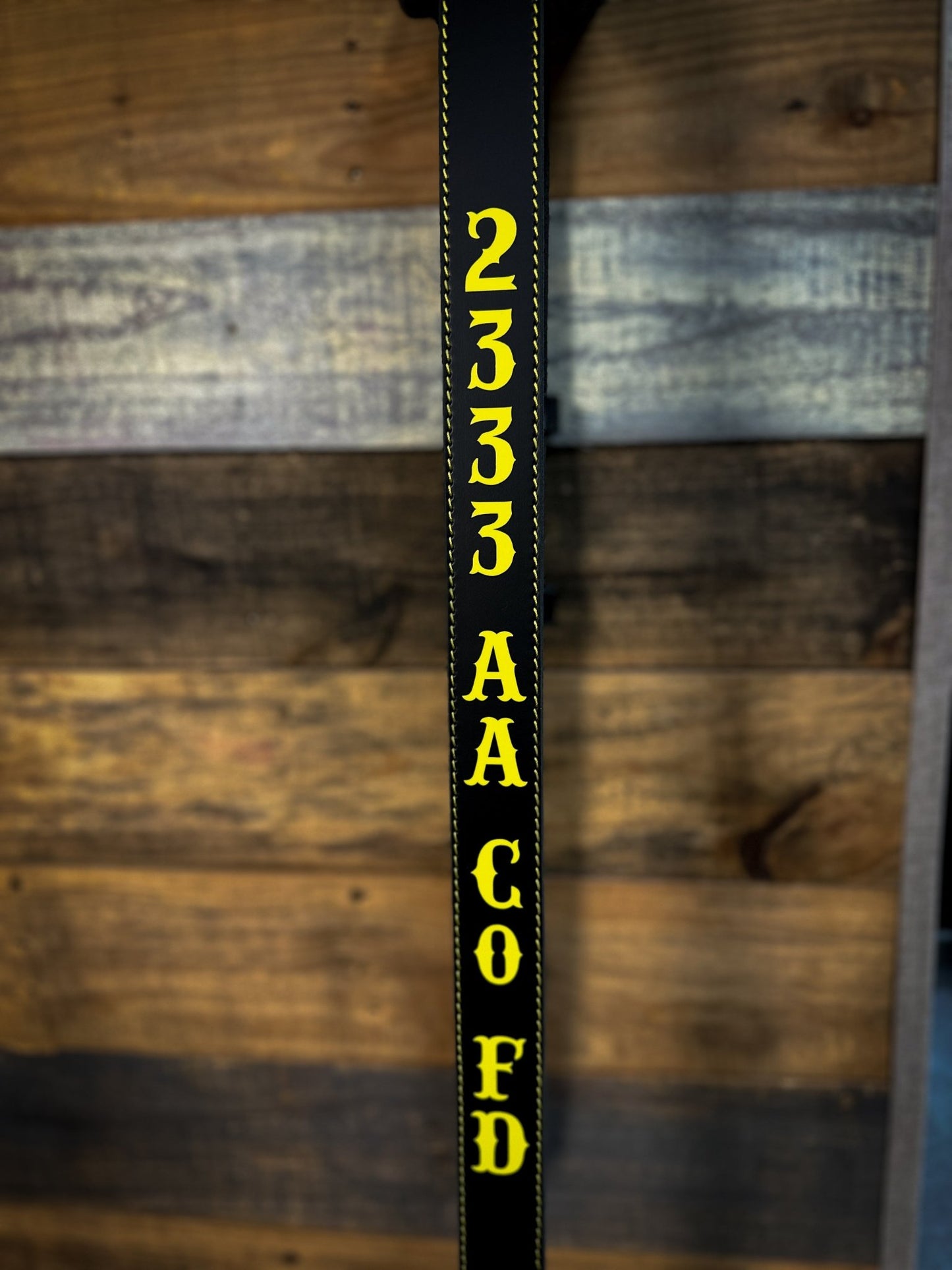 Hi - Def Leather Radio Strap Combo — Custom Fire Service Leather - Box 31 Leatherworks