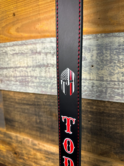 Hi - Def Leather Radio Strap Combo — Custom Fire Service Leather - Box 31 Leatherworks