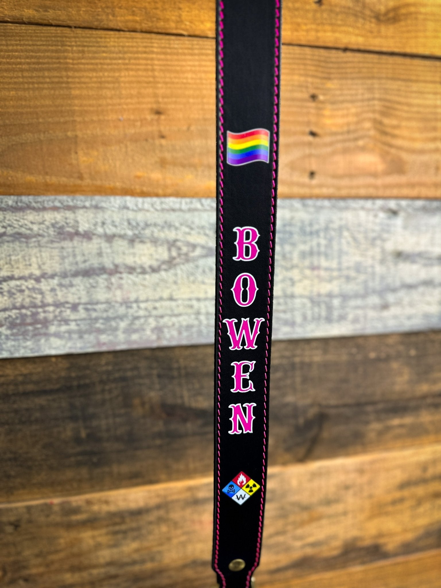 Hi - Def Leather Radio Strap Combo — Custom Fire Service Leather - Box 31 Leatherworks