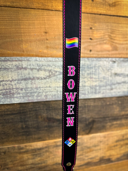 Hi - Def Leather Radio Strap Combo — Custom Fire Service Leather - Box 31 Leatherworks