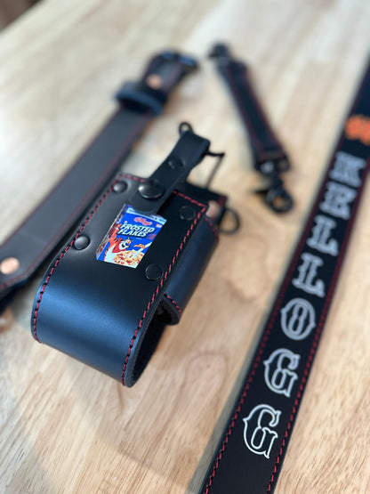 Hi - Def Leather Radio Strap Combo — Custom Fire Service Leather - Box 31 Leatherworks