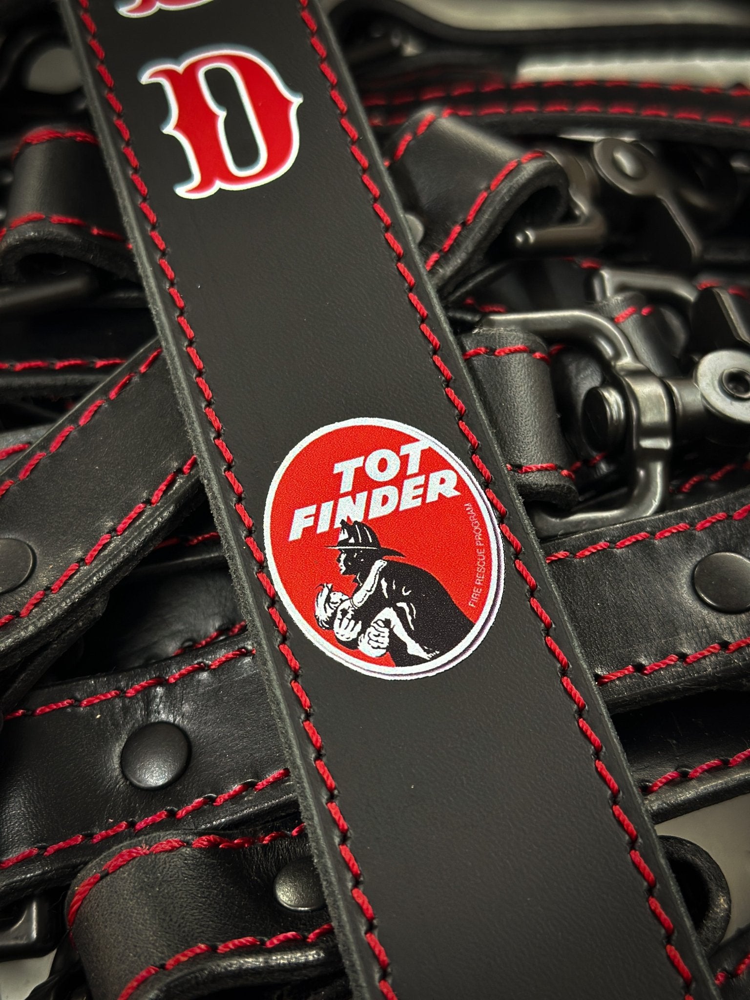 Hi - Def Leather Radio Strap Combo — Custom Fire Service Leather - Box 31 Leatherworks