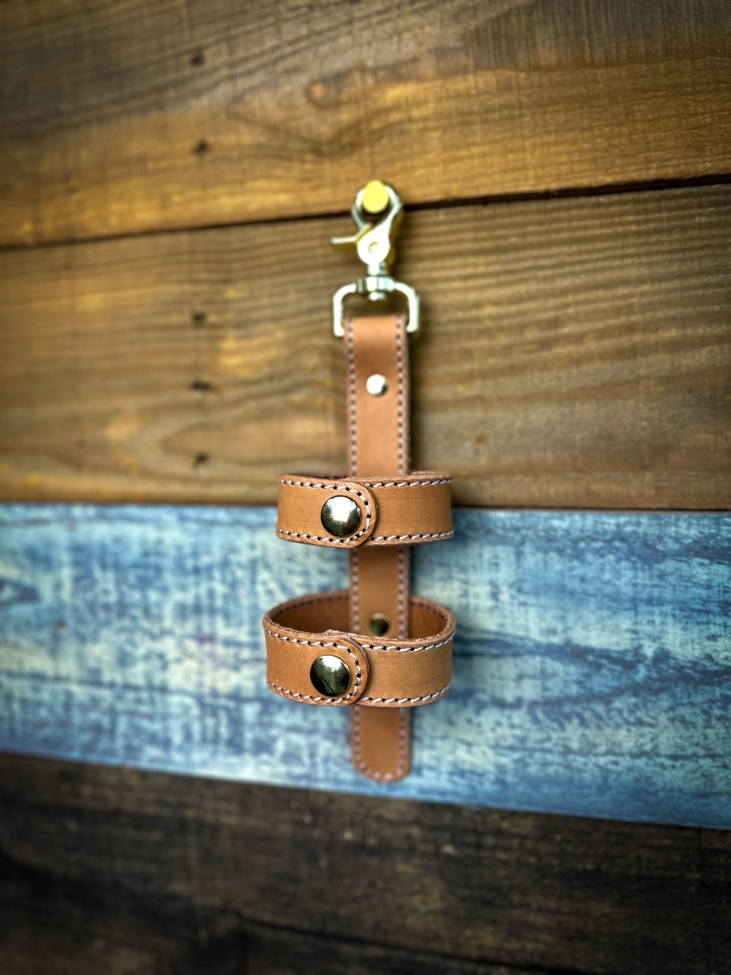 Inverted Leather Flashlight Holder - Box 31 Leatherworks