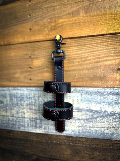 Inverted Leather Flashlight Holder - Box 31 Leatherworks