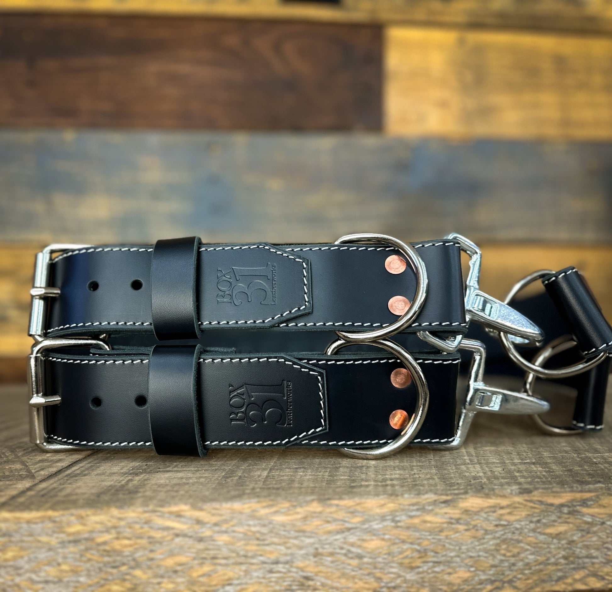 leather gear Firefighter Leather Adjustable Turnout Gear Truck Belt – Box 31 Leatherworks