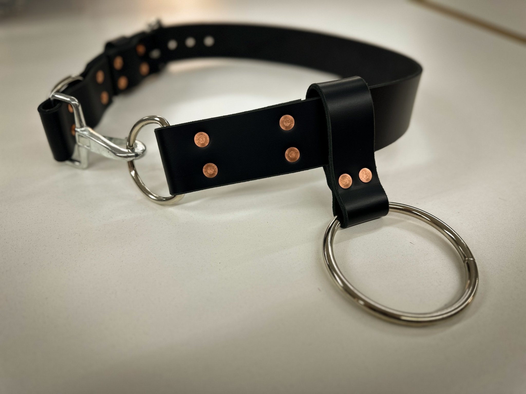 Leather Adjustable Turnout Gear Truck Belt - Box 31 Leatherworks