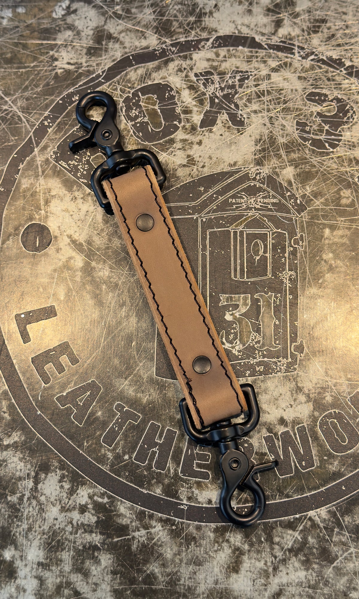Leather Anti - sway Strap - Box 31 Leatherworks