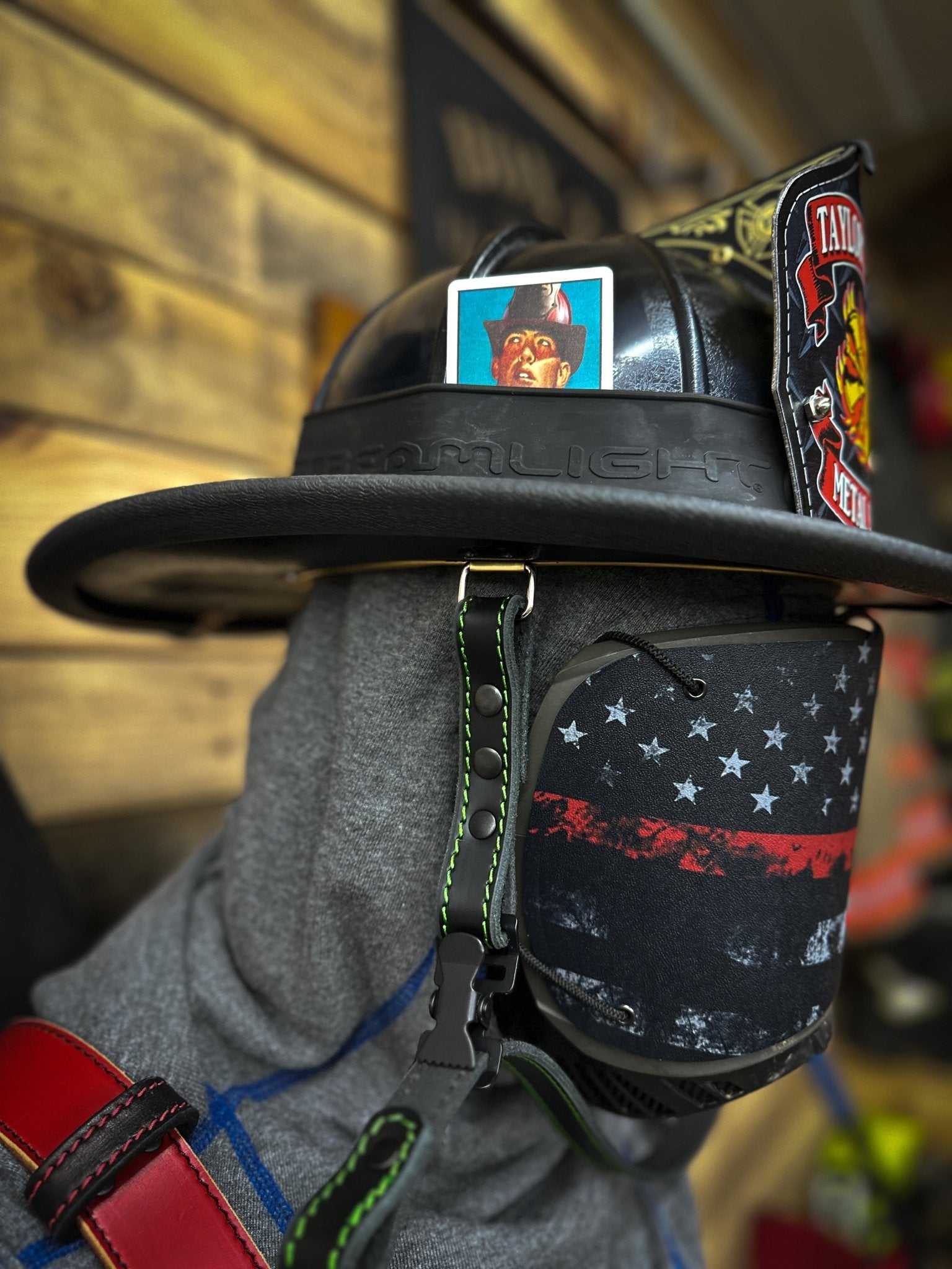 Leather Chin Straps – Fire Service Edition - Box 31 Leatherworks