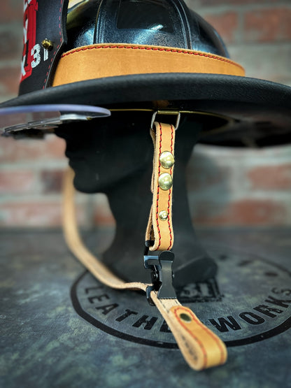 Leather Chin Straps – Fire Service Edition - Box 31 Leatherworks