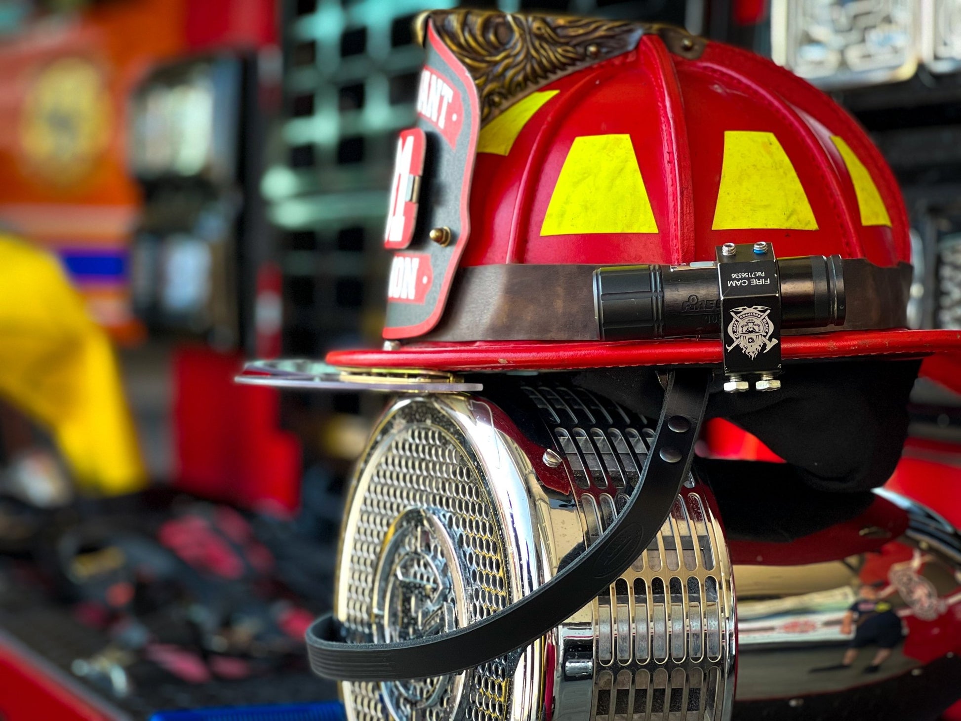 Leather Chin Straps – Fire Service Edition - Box 31 Leatherworks