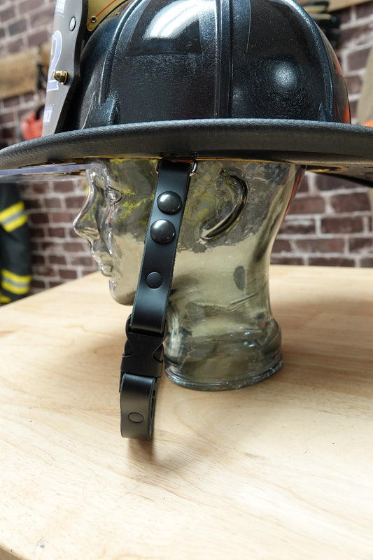 NEXT DAY Leather Chin Strap - QUICK RELEASE STYLE - Line 24 - Box 31 Leatherworks