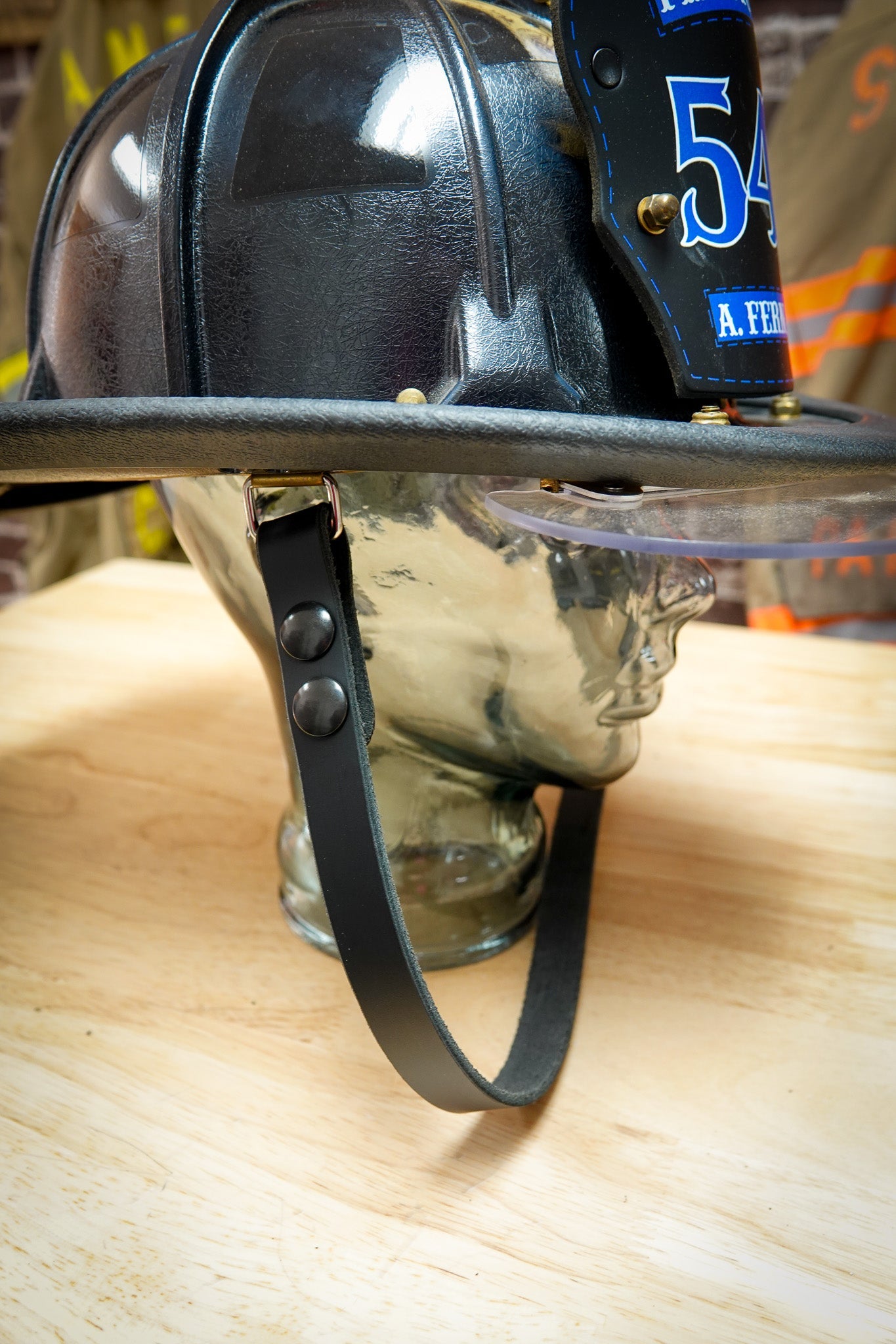 NEXT DAY Leather Chin Strap - WEST COAST STYLE - Line 24 - Box 31 Leatherworks