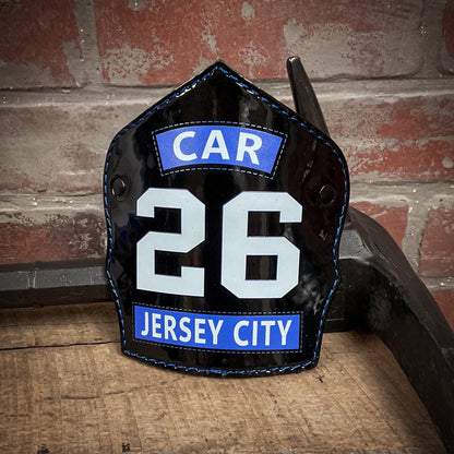 Patent Leather Boston Style Shields - Box 31 Leatherworks