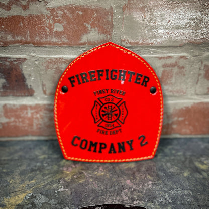 Patent Leather Boston Style Shields - Box 31 Leatherworks