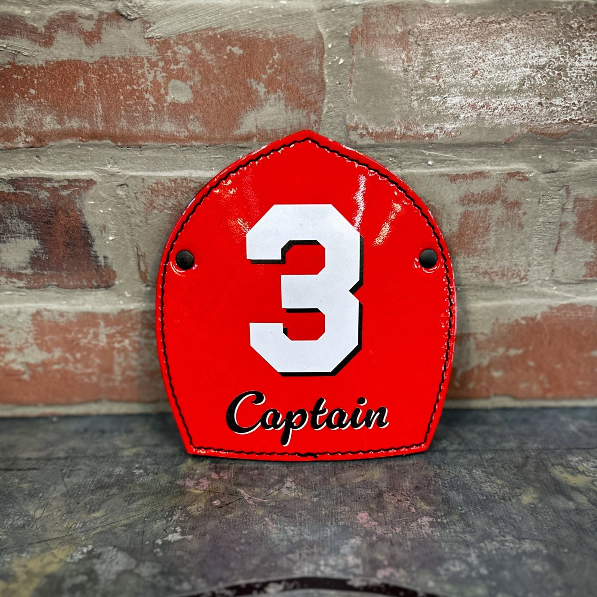 Patent Leather Boston Style Shields - Box 31 Leatherworks