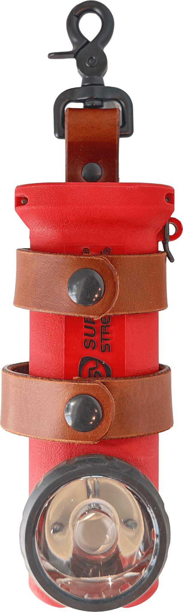 Ready-to-Ship Inverted Leather Flashlight Holder - Box 31 Leatherworks