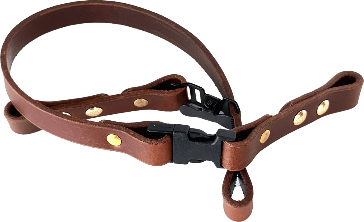 Ready-to-Ship Quick-Release Leather Chin Strap - Box 31 Leatherworks