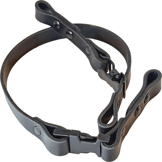 Ready-to-Ship Quick-Release Leather Chin Strap - Box 31 Leatherworks