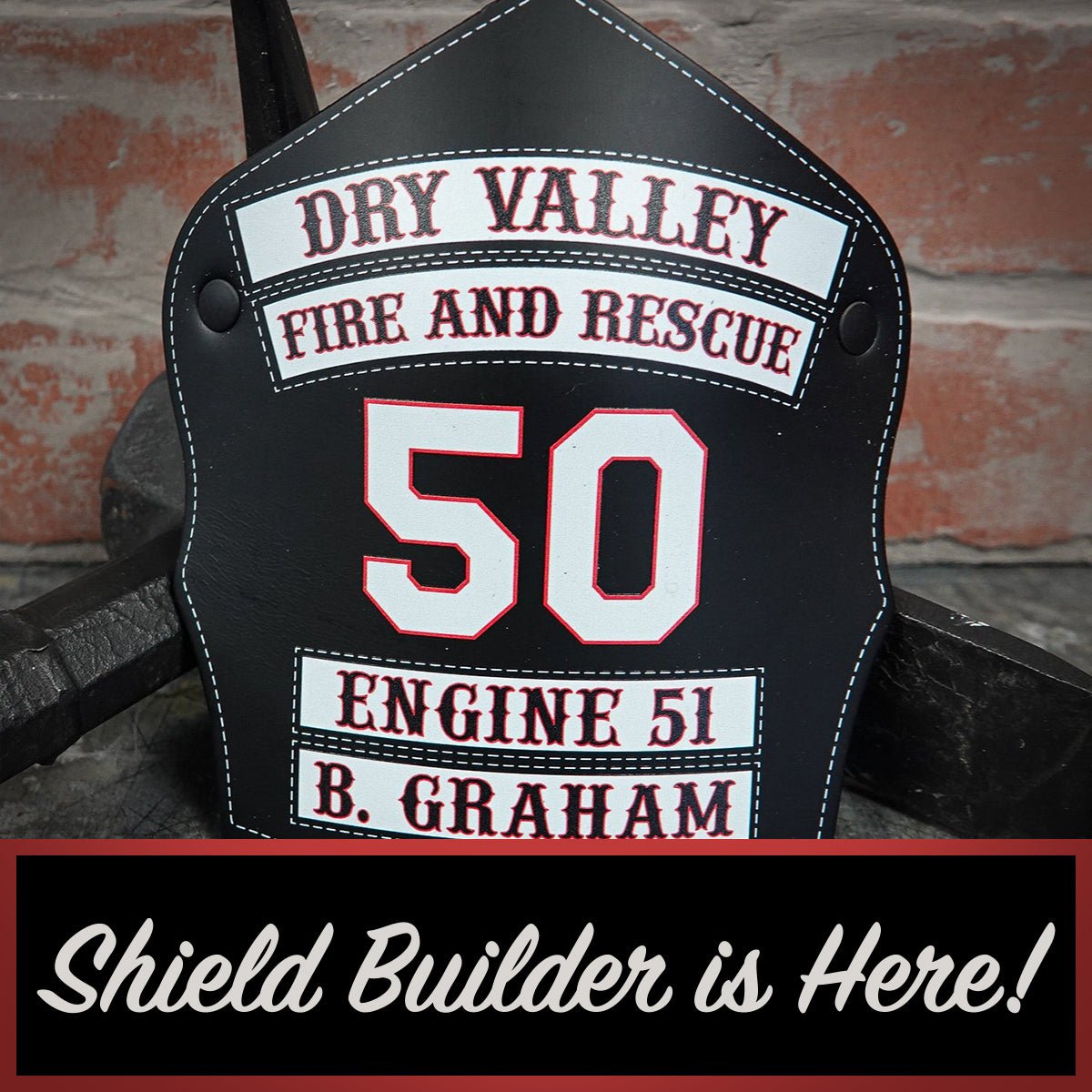 Traditional Panel Shield – Leather Helmet Front (2 - 2 Panel) - Box 31 Leatherworks