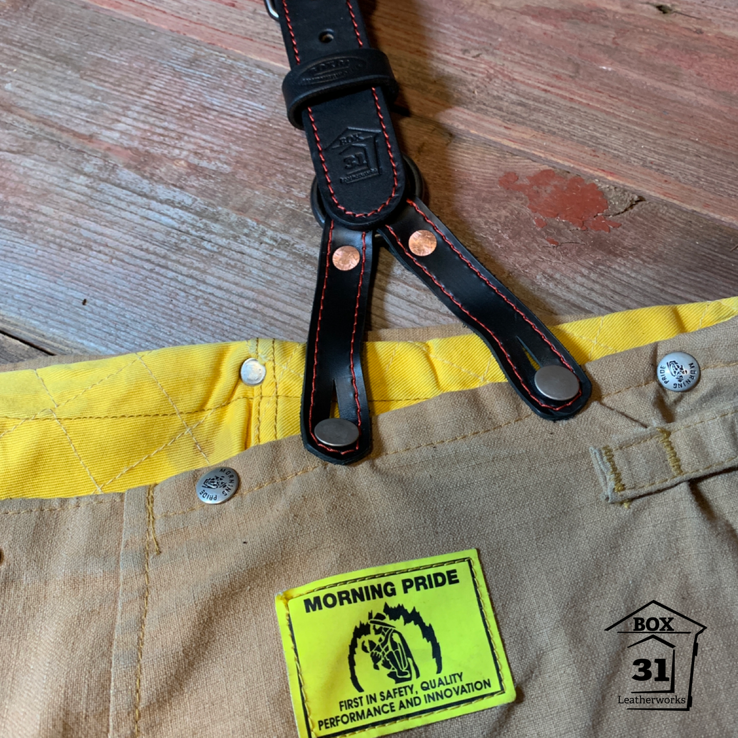 Leather H-Back Suspenders